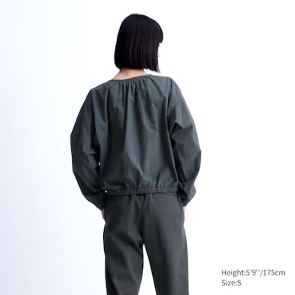 Brown PARACHUTE BLOUSE - Picture 3 of 9